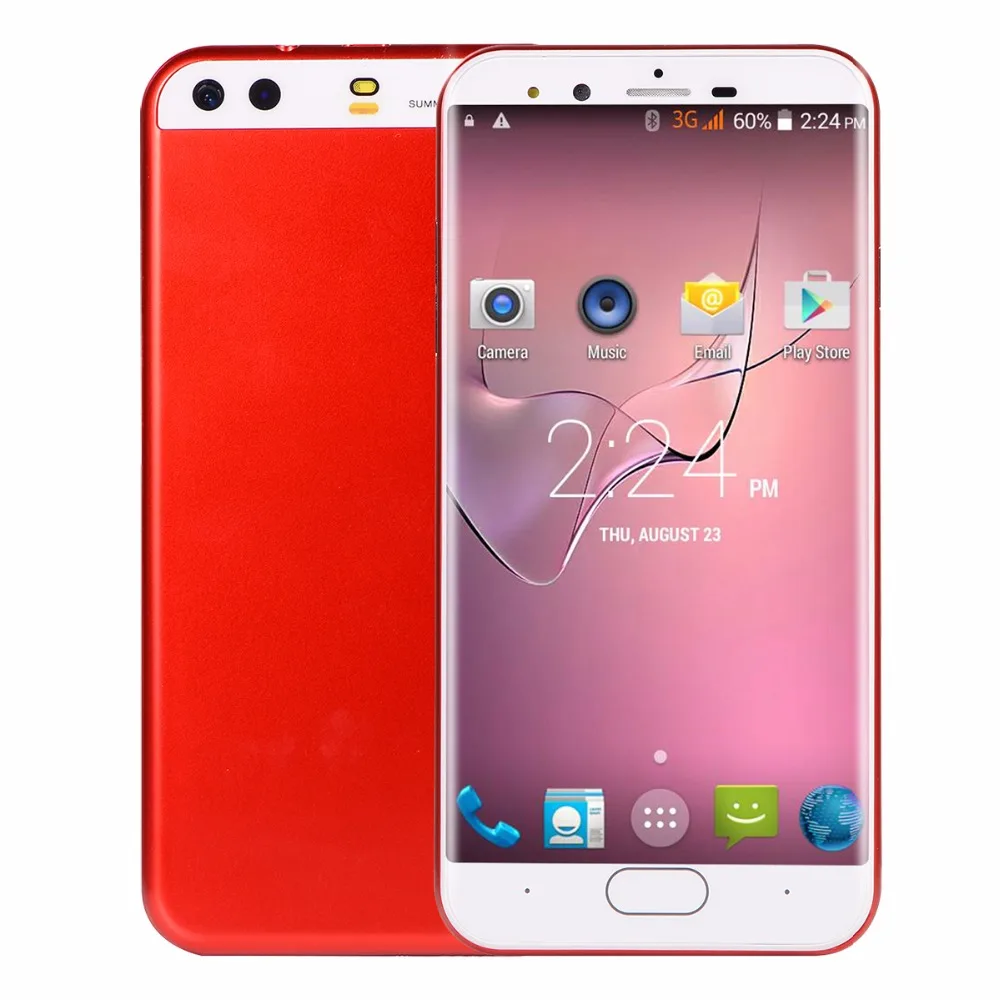 Мобильный телефон GuoPhone P10 MTK6572, двухъядерный Android 6,0, 5,0 дюймов, ips, 854x480, 512 МБ ram, 4 Гб rom, две sim-карты, двойная камера