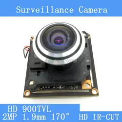 170 широкоугольная рыбий глаз мини HD 900TVL камера видеонаблюдения модуль + HD IR-CUT двойной фильтр переключатель