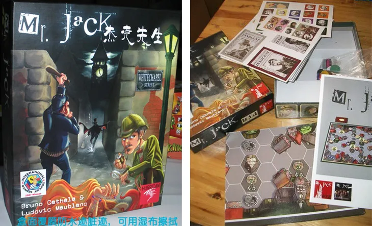 Настольные игры Джек Потрошитель в Лондоне NY версия mr Jack с