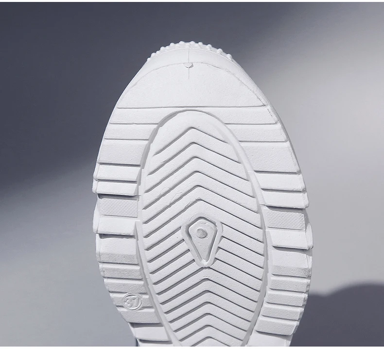 Women's Casual Shoes' Sneaker Dad Shoes Woman Sneakers Leather Black Lace-Up Flat Platform Sneakers Women Dad Shoes Big Size 8 (2)