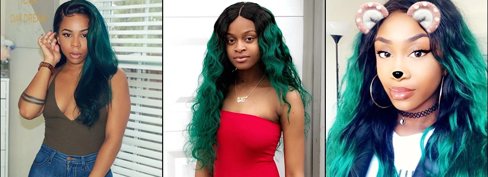 High Quality bundles with closure ombre