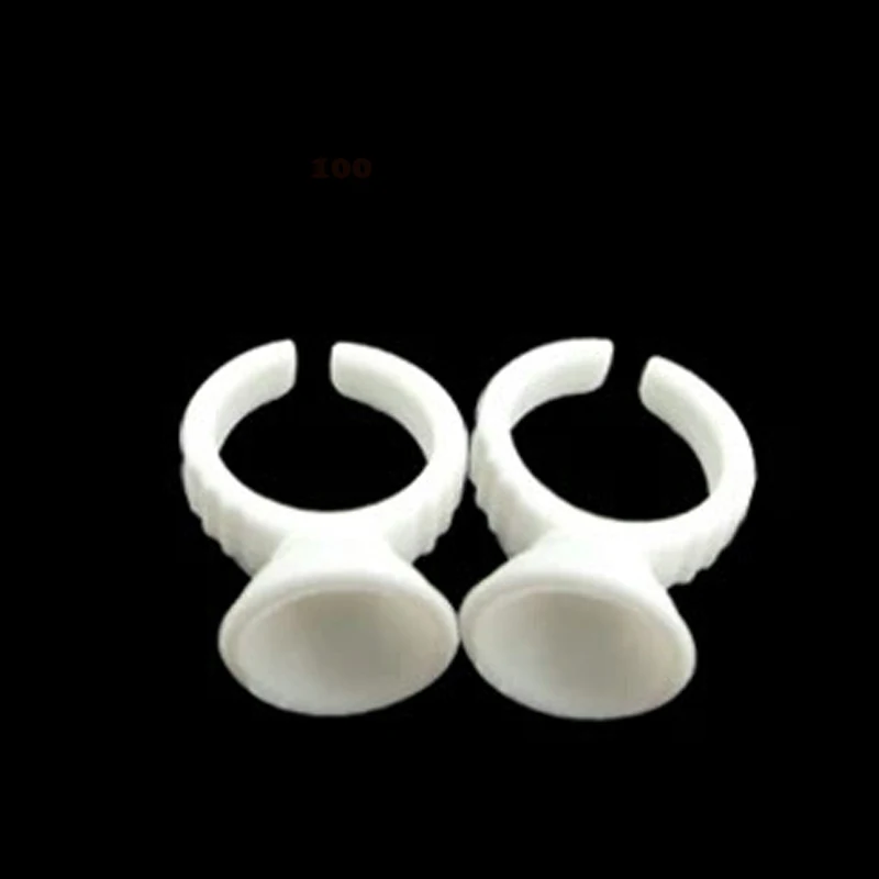 

Free ship by Epacket 100 piece per lot Permanent Makeup Eyebrow Lip tattoo Pigment Container RING INK CUP tatt00 accesories