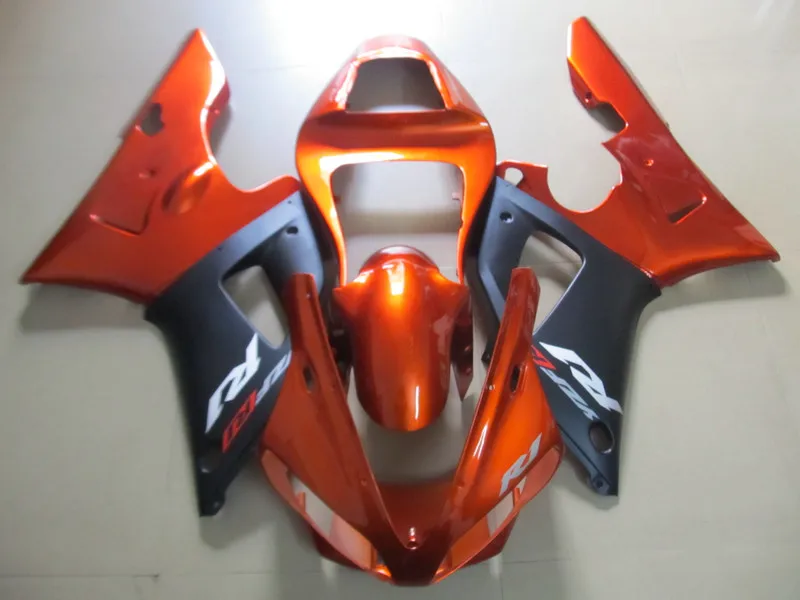 

Injection mold Fairing kit for YAMAHA YZFR1 00 01 YZF R1 2000 2001 YZF1000 Red black Motorcycle Fairings set +7 gifts YG04