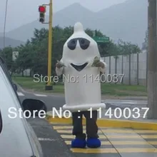 Маскоты презерватив Маскоты костюм для взрослых Размеры персонажа из мультфильма Вечернее изящное платье реклама Маскоты te костюм