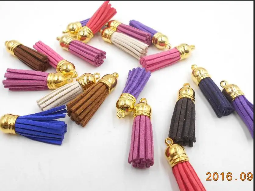 10pcs Mix Color Suede Tassel For Keychain Cellphone Straps Jewelry Charms 38mm Leather Tassels With Plated Caps Diy Accessorie 10pcs Mix Color Suede Tassel For Keychain Cellphone Straps Jewelry Charms 38mm Leather Tassels With Plated Caps Diy Accessorie