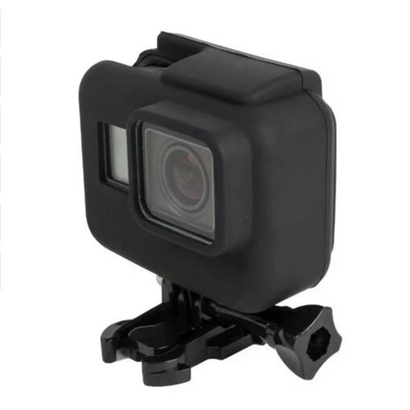 Новинка, мягкий силиконовый чехол для Go Pro, защитный чехол для GoPro Hero 5, 6, 7, черный, аксессуары для спортивной экшн-камеры, стандартная рамка