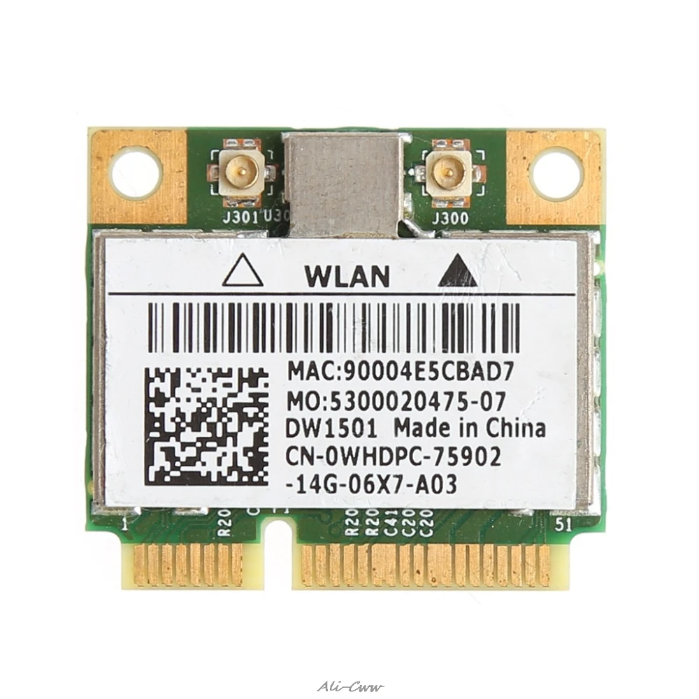 Новая беспроводная Wi-Fi мини-карта PCI-E 150 м для Dell DW1501 0K5Y6D Broadcom BCM94313HMG2L | Компьютеры и