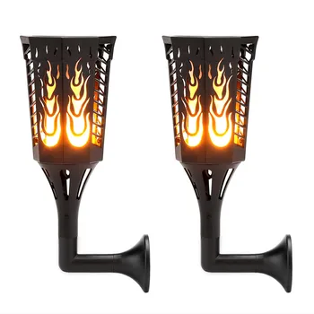 

Flickering Solar Lights Wall Light Built-in Night Sensor 96 LED garden law light path Street light Security Solar Lamp #13/6