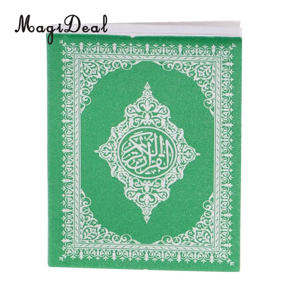 1/6 Scale Mini Holy Bible Book Model Dollhouse Miniatures Decoration for Study Room Green Cover