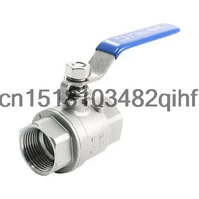 On-Off ТОЧКА Dia Внутренняя Резьба Полный Порт Серебряный Тон Металла Шаровой кран Установки
