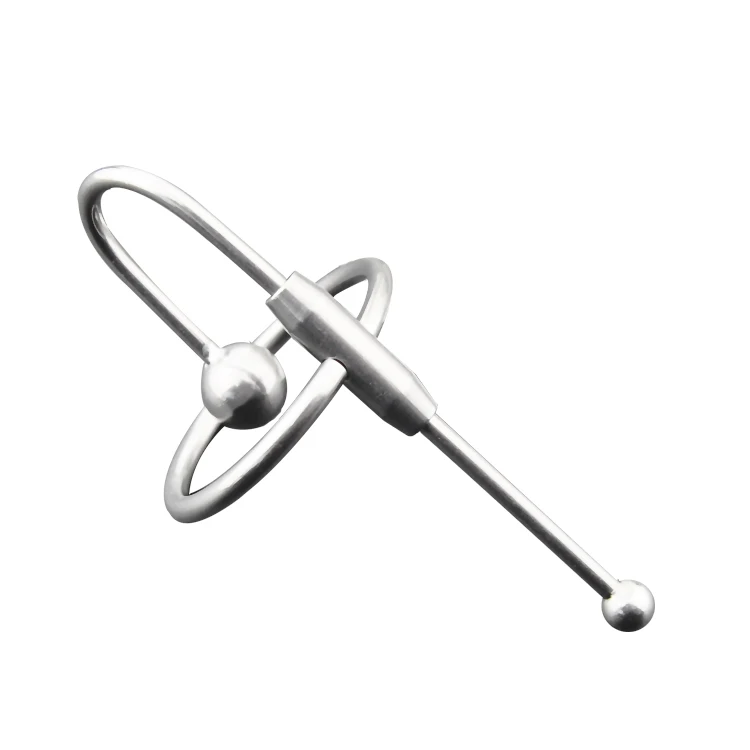 Male Stainless Steel Urethra Catheter with 2 size Cock ring Penis Urinary Plug Sex Toy Adult Game Stimulate Dilator A224 | Красота и