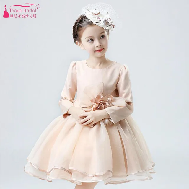 little girl champagne dress