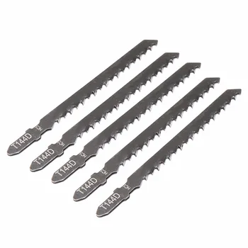 

5Pcs T144D Jigsaw Blades Wood Cutter For High Cutting Speed Saw Blade 100mm Hand & Power Tool Accessories Mayitr