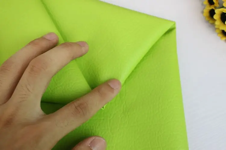 Зеленый большой рисунок личи искусственная Синтетическая кожа искусственная кожа ткань обивка салона автомобиля чехлы для диванов 5" в ширину на ярд