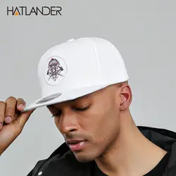 [HATLANDER] 5 панель белый бейсболки для мужчин женщин спортивные шапки bone gorras Chief оригинальный snapback хип хоп кепки шляпа для мальчиков и девочек