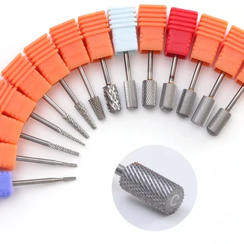 

1pcs Nail Drill Tungsten Carbide Rotate Bits Electric Manicure Nail Files Accessory Gel Remove Milling Cutter Nail Tools LA01-21