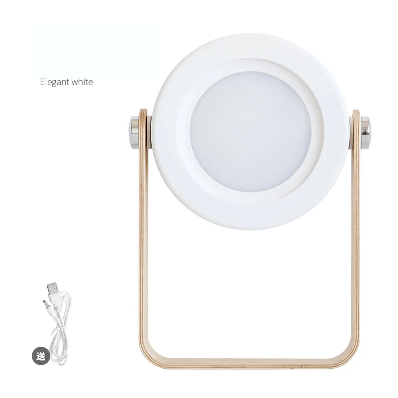  Artpad Portable 2W Hang Lamp Wireless Table Lamp Night Light Fold Adjustable Dimmable Wood Table Ni - 32957368502
