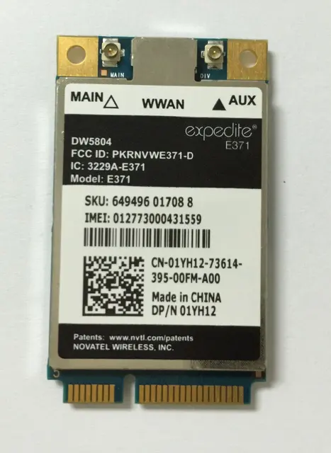 g frequency high Wireless Original Broadband Mobile Dell 4g Dw5804 Lte/wwan