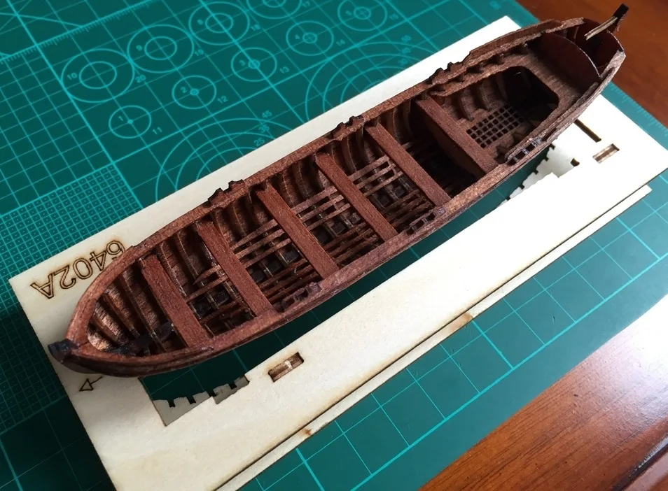 Ancient Ship Model kit Scale 1/64 Full rib lifeboat series model kit ...