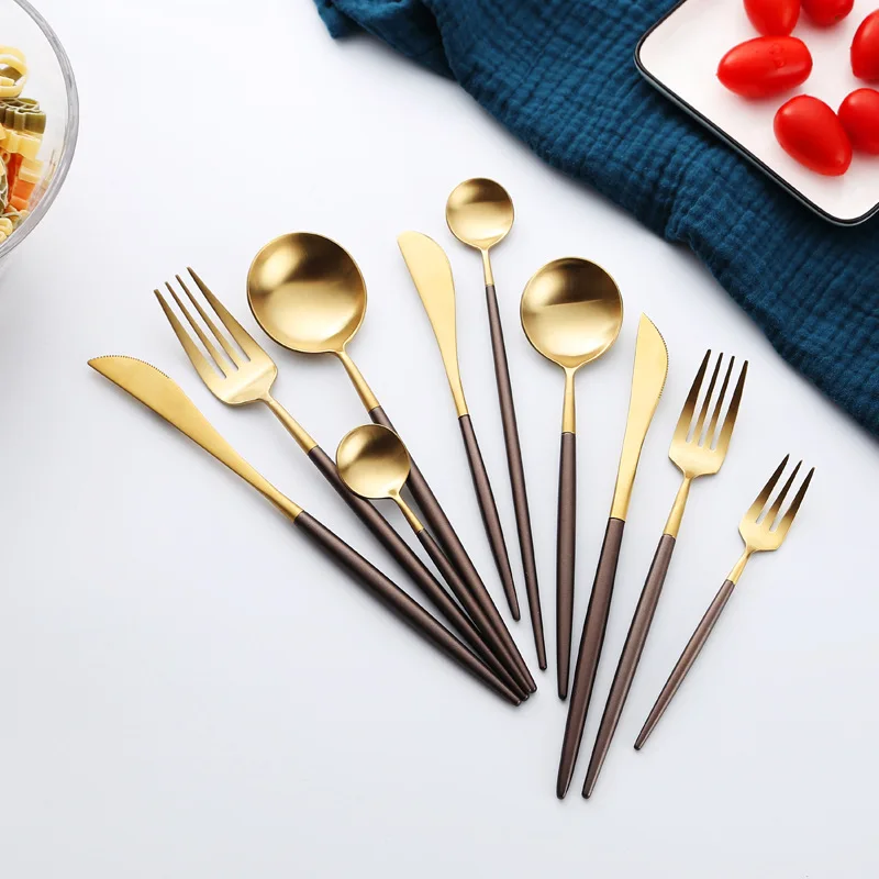 

1 PC Stainless Steel Dinnerware Set Cutlery Dinner Tableware Kitchen Accessories Western Fork Drop Shipping