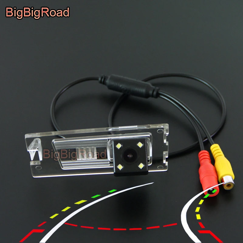 Интеллектуальная динамическая траектория BigBigRoad ПЗС камера заднего вида для Jeep