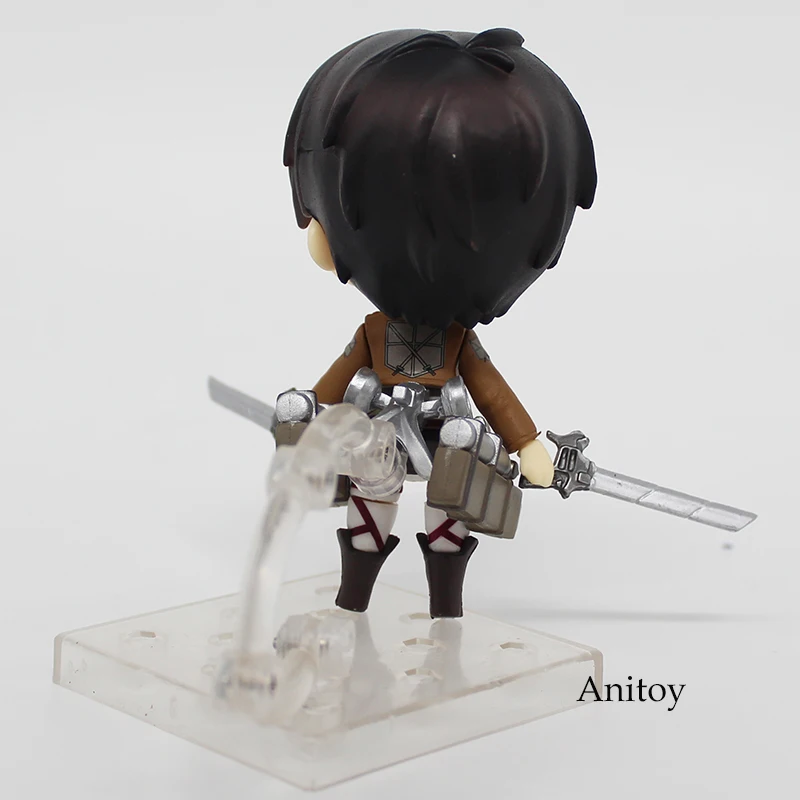 Аниме милая атака на Титанов Eren Jaeger Nendoroid 375 ПВХ фигурка Коллекционная модель игрушки куклы 10 см KT368