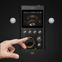 AMOI X10S MP3 Hifi плеер обновленная версия DSD64 HIFI музыка Высокое качество Мини Спортивный ЦАП WM8965 процессор 16 Гб