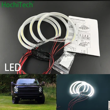 

HochiTech Ultra bright White Halo Light car smd LED Angel Eyes Halo ring Kit Day Light for 2007-2014 GMC Sierra 1500 2500 3500