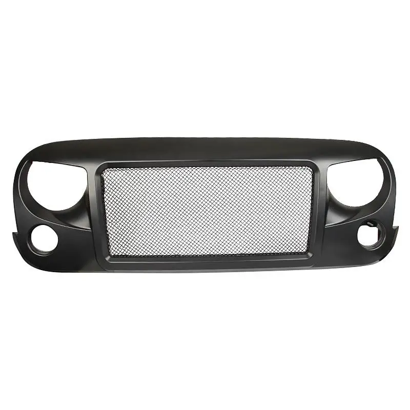 Black Front Grille Car Grill Durable ABS Plastic Used For Paint