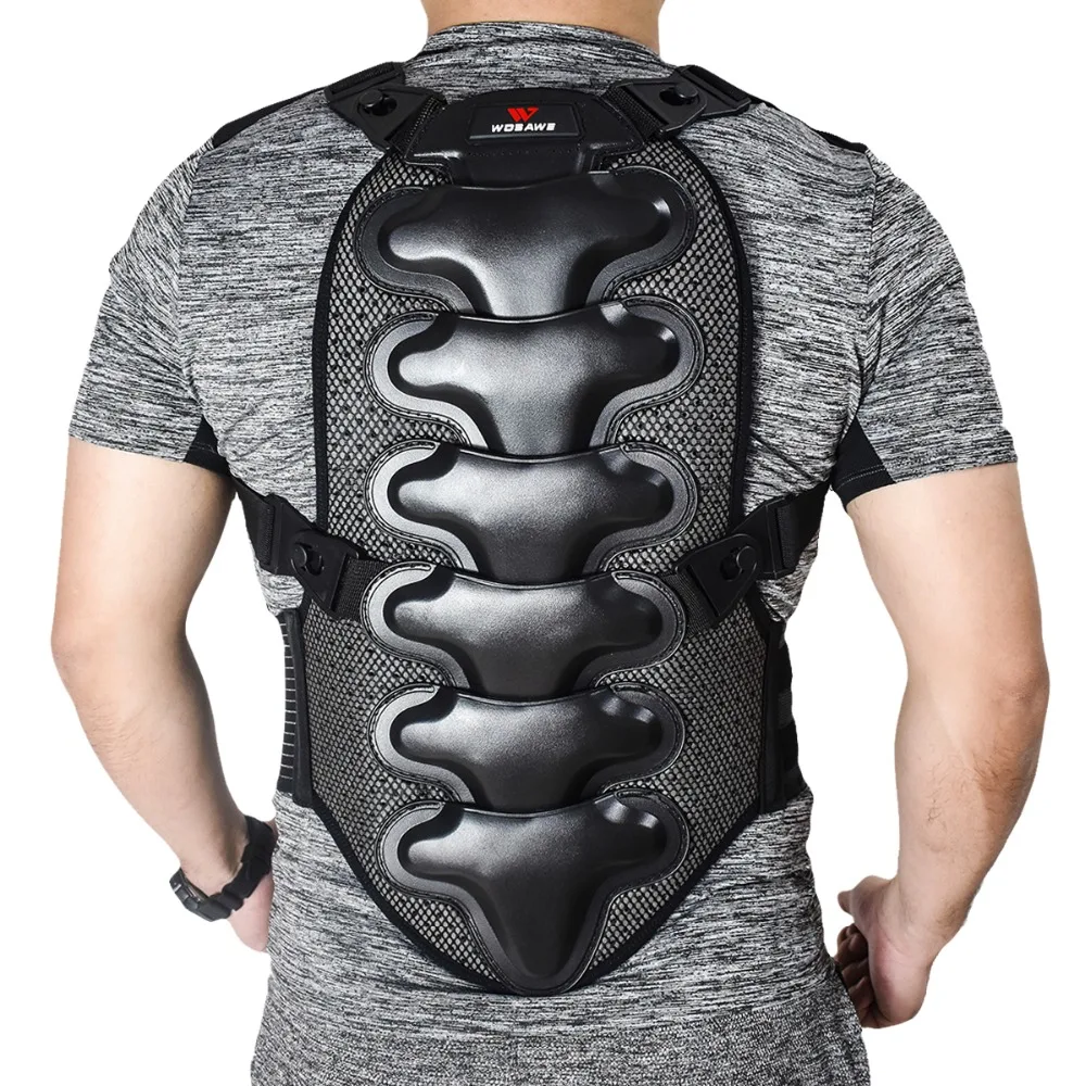 Off road motorcycle anti fall protector double sided back ski roller