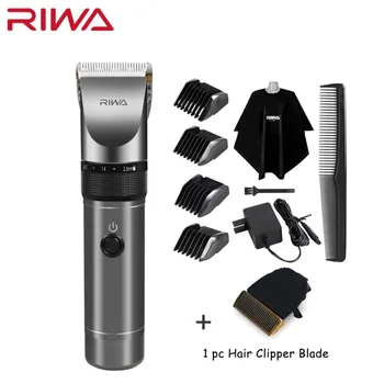 

Riwa Professional Hair Trimmer 2000mAh Lithium Battery Aluminum 100-240V Hair Cutting Machine X9 For Barber Hair Trimmer