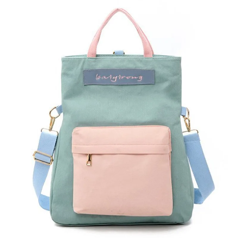 2019 new design college style Zipper opening women backpack