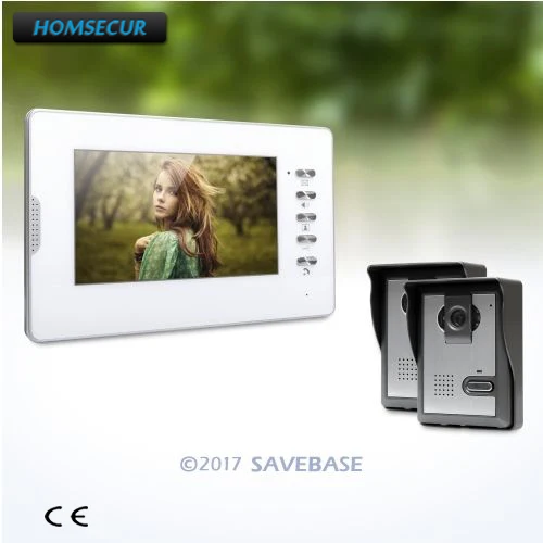 

HOMSECUR 7" Video Door Entry Call System with Intra-monitor Audio Intercom for Apartment