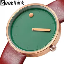 Geekthink, креативные кварцевые часы для женщин и мужчин, повседневные, унисекс, простые наручные часы, часы для женщин, подарок, женские часы, relogio feminino# c