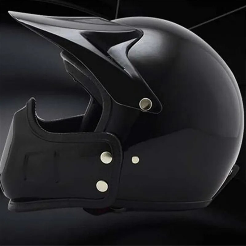 Винтажный moto cross moto rcycle шлем Ретро Кафе Racer Vespa открытое лицо каск полное лицо casco moto модульный Мото шлем в горошек