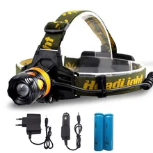 Xpe Q5 2 LEB шарики фары мощный фар Отдых на природе Рыбалка Глава свет лампы факел Фонари+ Автомобильное зарядное устройство+ 18650 аккумулятор