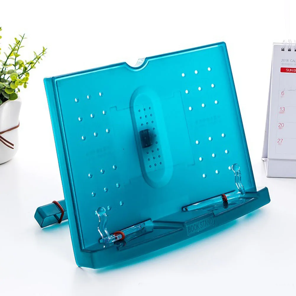 

Student Sitting Position Reading Frame Plastic Library Document Bookends Book Stand For Home Desk Fold Office Adjustable Holder