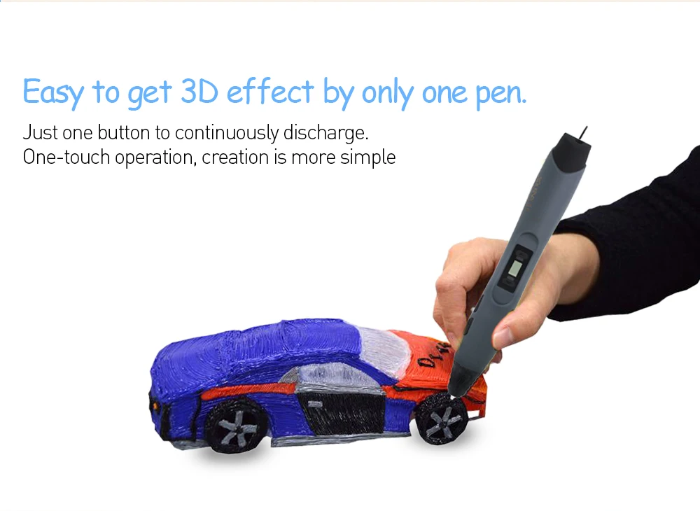 SUNLU, Заводская SL-300A, 3D волшебная ручка для принтера, модель ручки с 1,75 мм, PLA PCL, ABS нити, сделай сам, рисование, пластиковый карандаш для детей