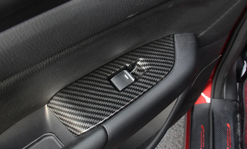 for-Mazda-CX-5-CX5-2017-2018-Carbon-Fiber-black-ABS-Accessories-Interior-CAR-Door-Window