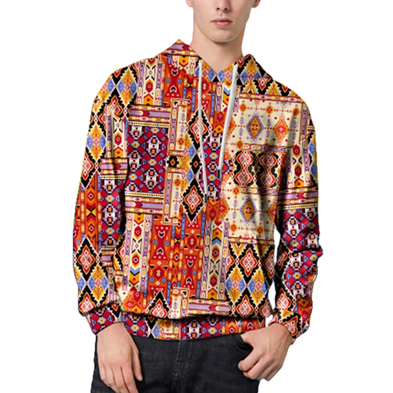 

Streetwear Hoodies Women Sweatshirts Vintage National 3D Printed Hooded Hoodies Women Clothes Long Sleeves Oversize Hip Hop