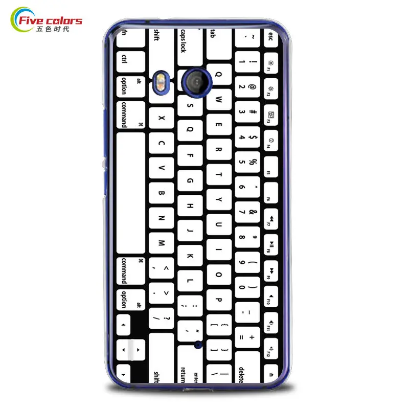 

Five colors Phone Case For HTC U11 Cool Design Cartoon Painting Shell Luxury Soft Silicon TPU Protector Cover For HTC U11