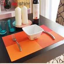 BalleenShiny Fashion PVC Dining Table Placemat Europe Style Kitchen Tool Tableware Pad Coaster Coffee Tea Place Mat 2017 Newest