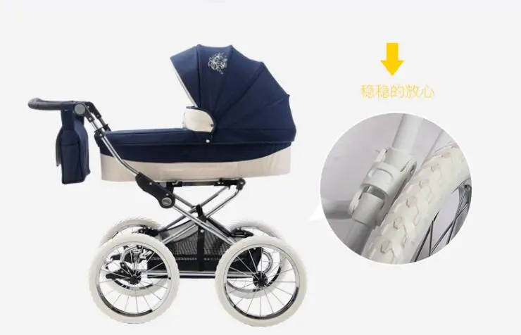 Coolbaby high-View детская коляска Европейская королевская многофункциональная двухходовая коляска настоящая