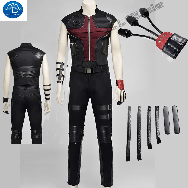 

2016 New Arrival The Avengers Hawkeye Clinton Francis Barton Cosplay Costume Customized