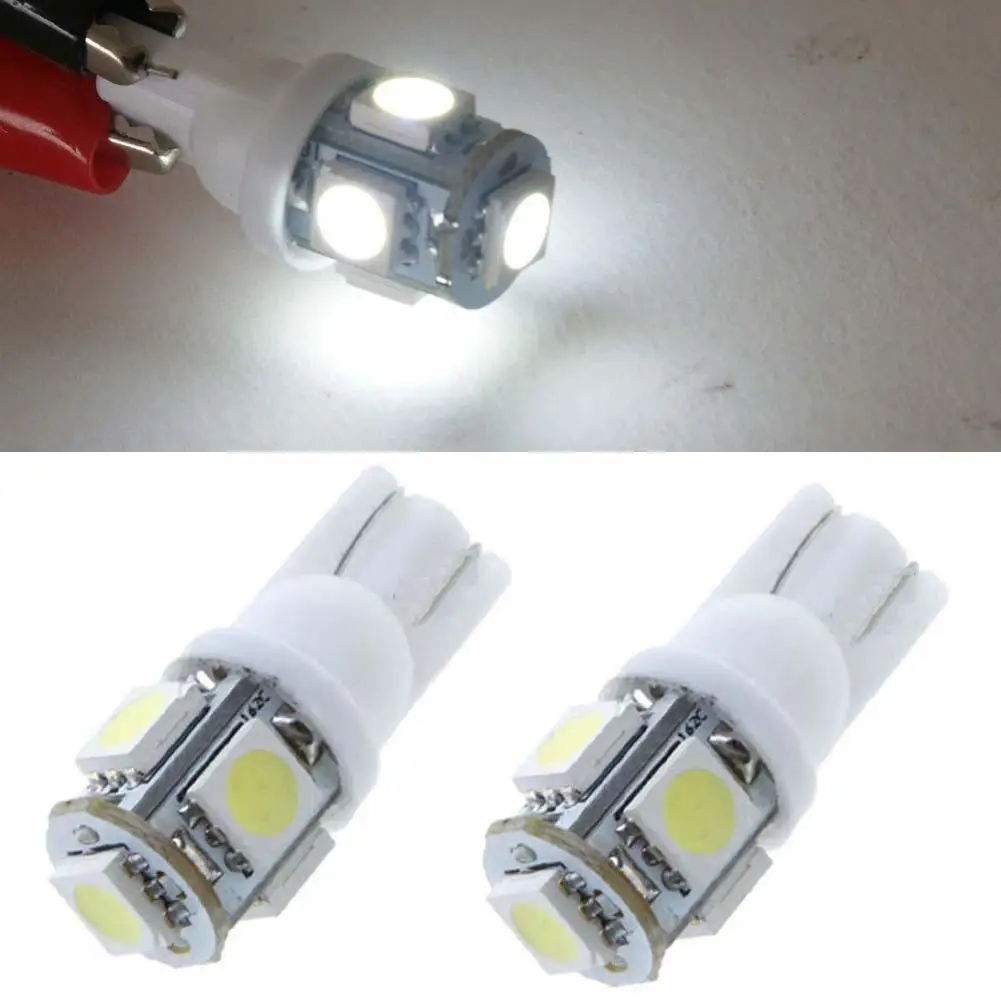 2 шт. 194 168 2825 5 5050 SMD светодиодный Белый супер яркий автомобильный светильник s