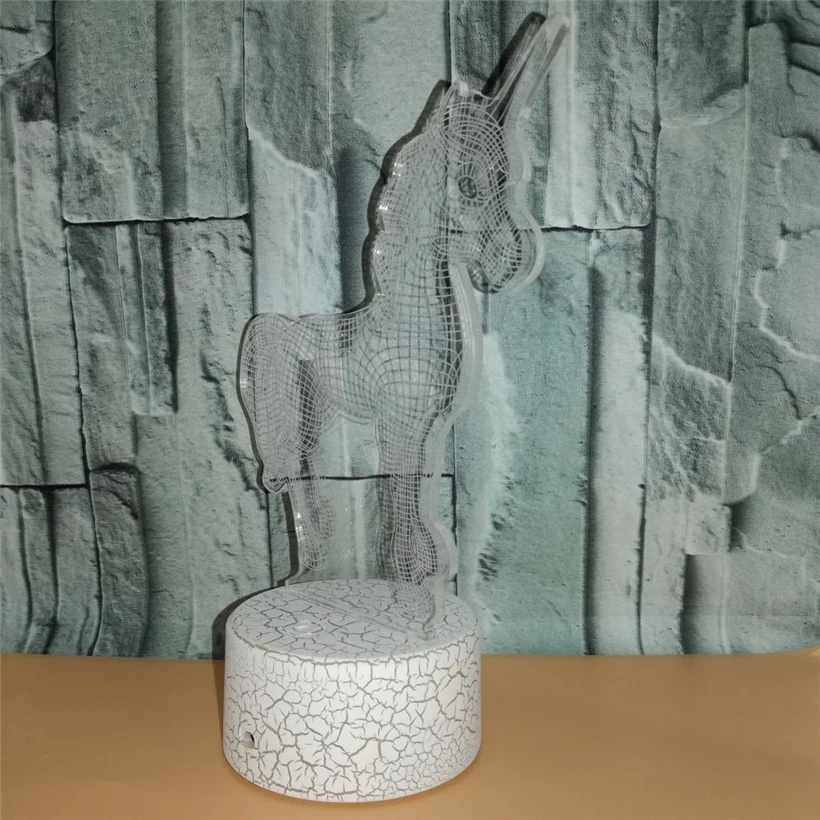 Unicorn 3D night light (7)