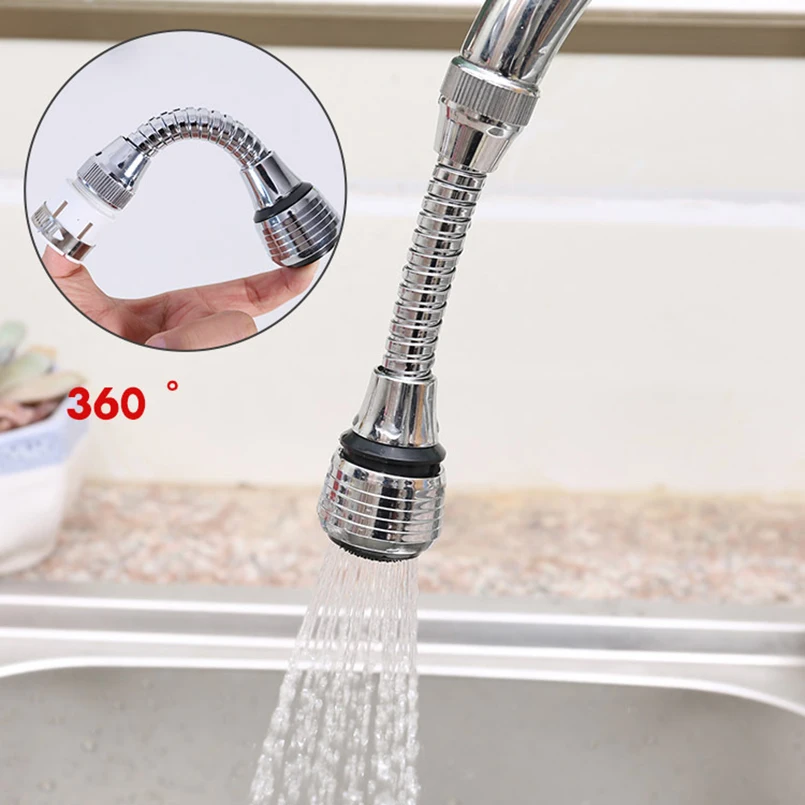 

1 Pc 360 Rotating Kitchen Faucet Nozzle Adapter Water-saving Faucet Shower Valve Filter Sprayers Accessories Two Water-outlet