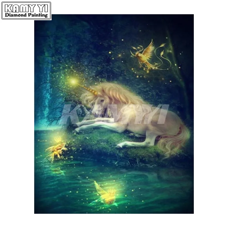 5D Diy Diamond Painting Cross Stitch Night At Wolf Cat Handmade Diamond Mosaic Kits Diamond Embroidery Rhinestones -6_