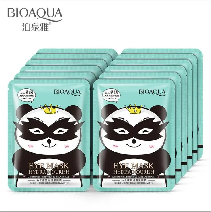 

3PCS/set Brand Eye Mask Moisturizing Cute Black Masks Eyes Care Treatment Relaxing Anti-puffiness Anti Dark Eye Circle Collagen