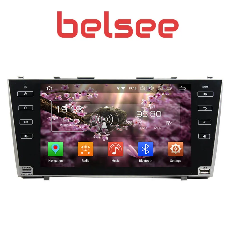 Belsee 9 "IPS экран Android 10 CarPlay головное устройство стерео радио мультимедиа GPS